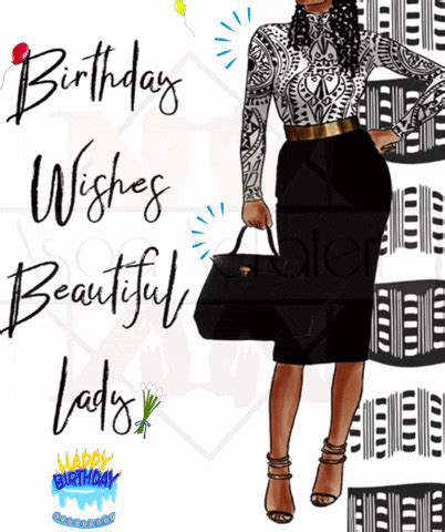 happy birthday black girl gif|Happy Birthday For Black Woman GIFs